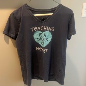 Life is Good Teacher t-shirt
